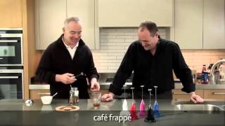 How to make a frappé coffee using an aerolatte milk frother [upl. by Swehttam]