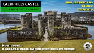 Caerphilly Castle  The Largest in Wales 2nd in Britain [upl. by Sutelc]