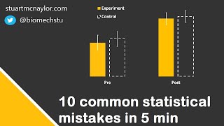 Ten Statistical Mistakes in 5 Min [upl. by Iveksarap]