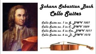 Johann Sebastian Bach  Cello suites in 432 Hz great for reading or studying [upl. by Devad595]