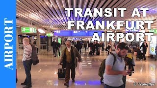 TRANSIT WALK AT FRANKFURT Airport FRA Terminal 1  Connection Flight Transfer Arriving amp Departing [upl. by Earehc460]